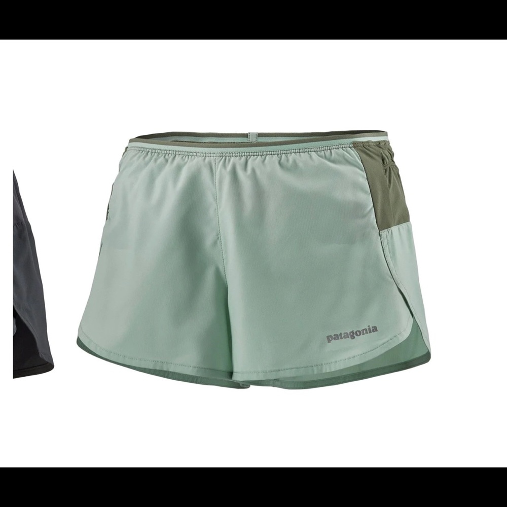 Patagonia Strider Pro Running Shorts 3” in green